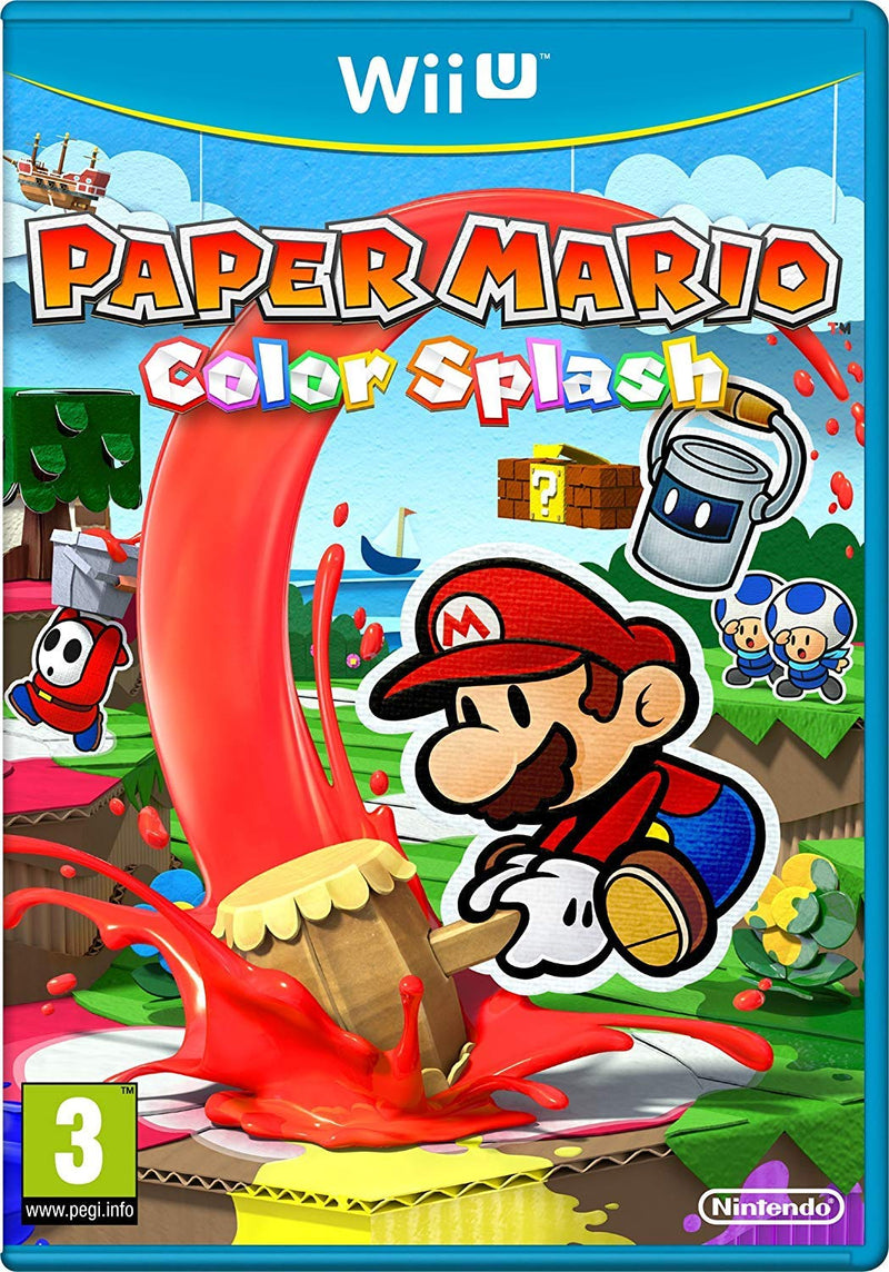 Paper Mario Color Splash - [Wii U] Nintendo Wii U Standard, Nintendo Wii U Standard