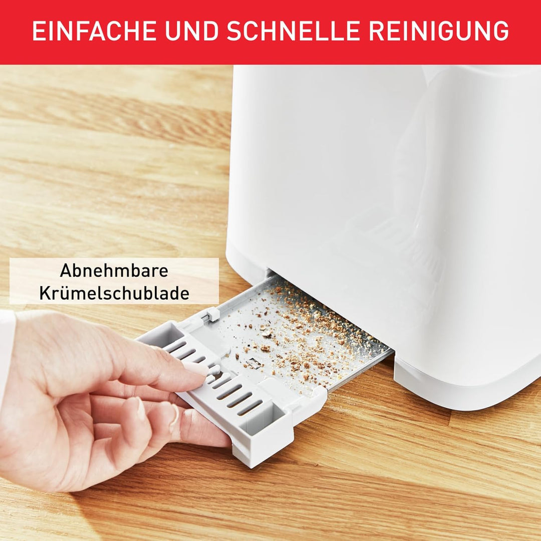 Tefal TT6931 Sense Toaster | 7 Bräunungsstufen | Digitaldisplay | Countdown | Aufwärmen/Auftauen | K