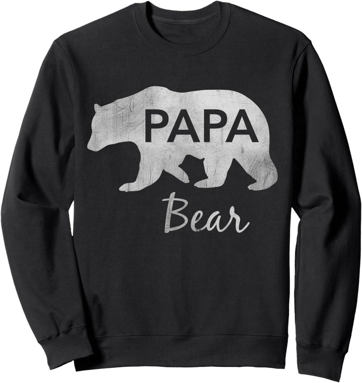 Papa Bär Lustiges Geschenk für Papa Opa Fun Sweatshirt