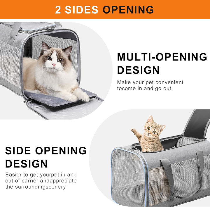 Cinnani hundetasche, hunde transporttasche Umhängetasche, ideal für Reisen, robust, langlebig, aus h