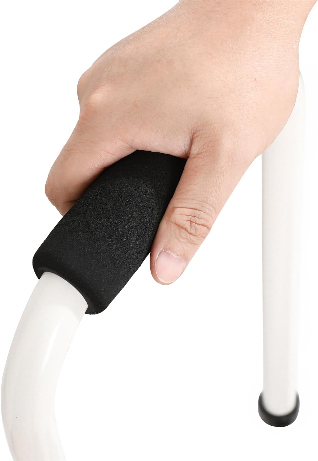 Sattiyrch Tritthocker mit Griff für Ederly, stabiler und leichter Hocker mit rutschfester Plattform,