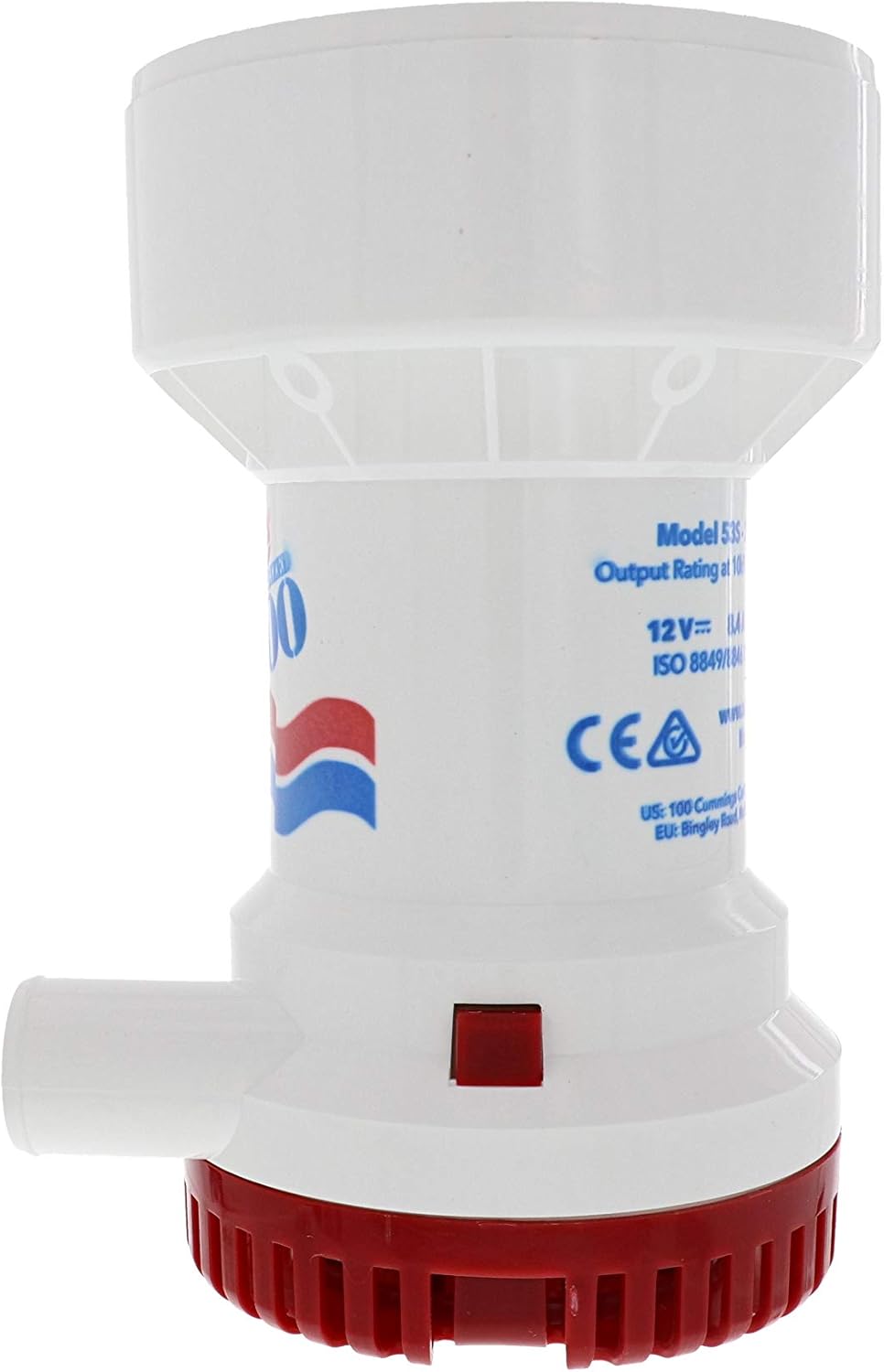 Rule Automatische Bilgepumpe, hohe Kapazität 2000 GPH, 2000 GPH