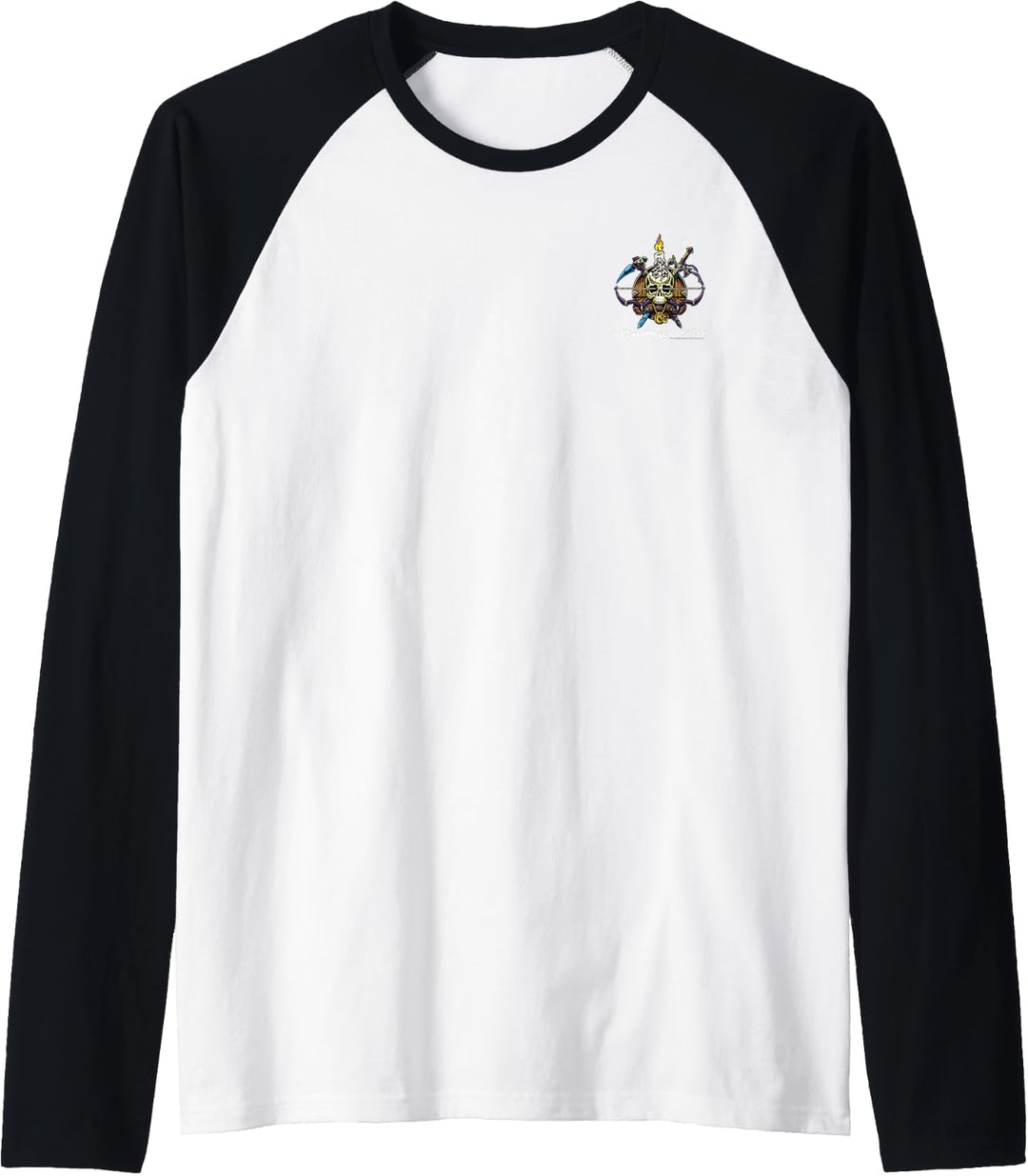 Dungeons &amp; Dragons Skull Badge Pocket Raglan