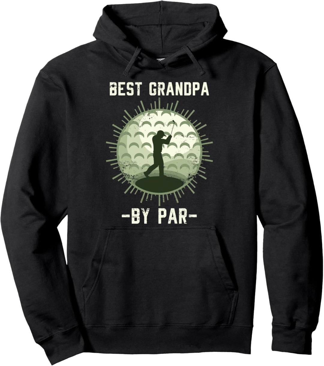 Bester Opa mit Abstand Golfer Golfspieler Ruhestand Golf Pullover Hoodie