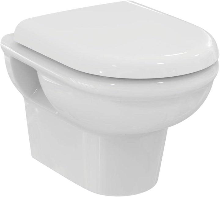 Ideal Standard UV09001 Original Exacto WC-Sitz mit Softclosing Exacto Weiss Wrapover|Gerundet|Soft c