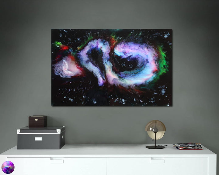 Gemälde Abstrakte Malerei Original - moderne hochglanz Wandbilder XXL - Resin Art Kunst Bild Harz Un
