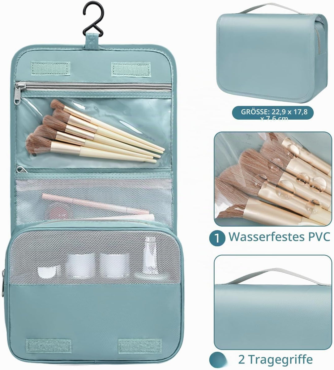 BAGAIL 8er-Set Packwürfel in verschiedenen Grössen Packorganizer für Reisezubehör Handgepäck Koffer