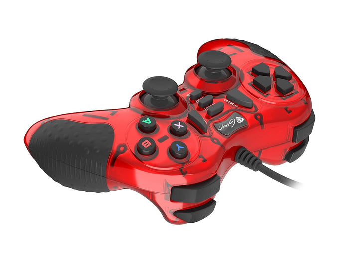 Genesis Mangan 200 Gamepad Controller PC USB Kabelgebunden mit 15 Tasten, und Force Feedback