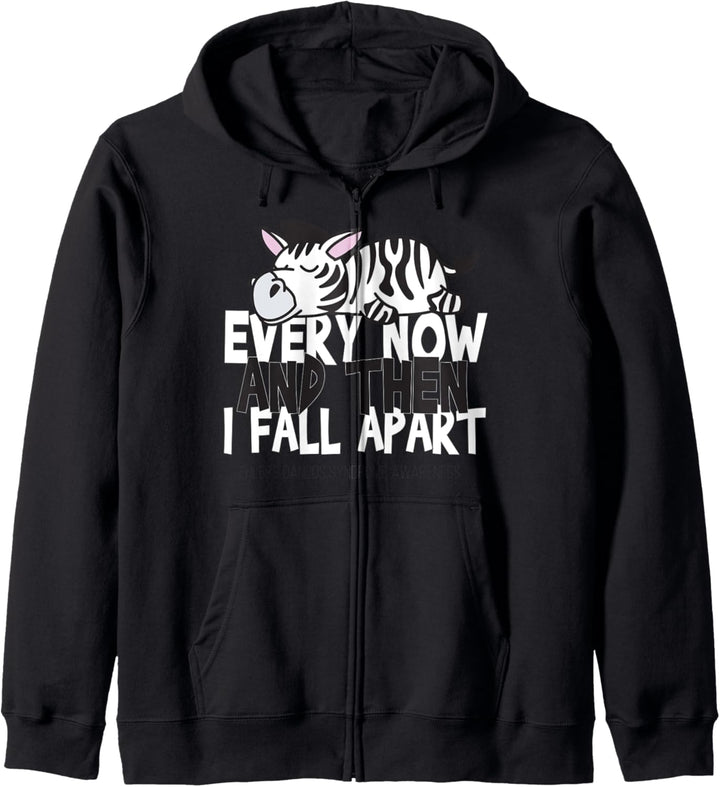 Every Now And Then I Fall Apart - Ehlers Danlos Syndrome Kapuzenjacke
