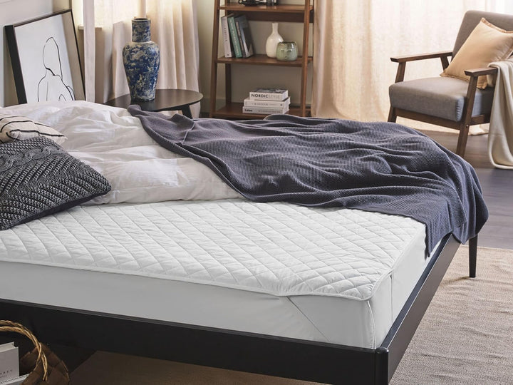 Matratzentopper mit Gummizug 140 x 200 cm Japara Baumwolle u. Mikrofaser Almanzor