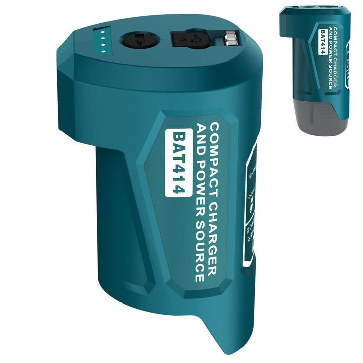 Upgrade 12V USB Power Source Ladegerät Adapter für Bosch Professional 12V Akku, Type-C Eingang, USB