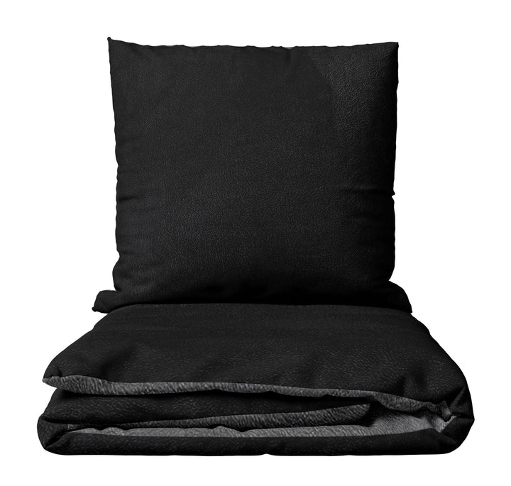 Leonado Vicenti Winter Bettwäsche Thermo Fleece Uni Flauschige Wendebettwäsche Set warm Bezug kusche