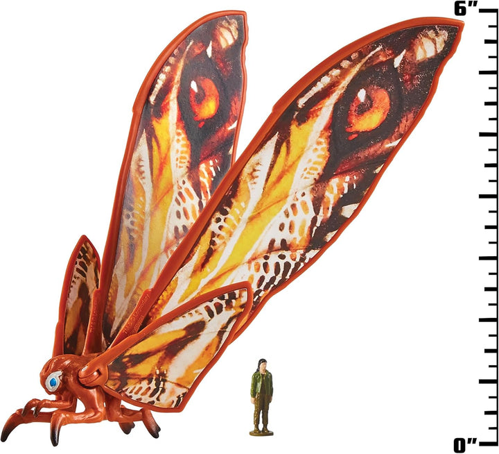 MonsterVerse Godzilla x Kong: Das Neue Imperium, 15 cm grosse Mothra-Actionfigur, ikonische Sammlerf