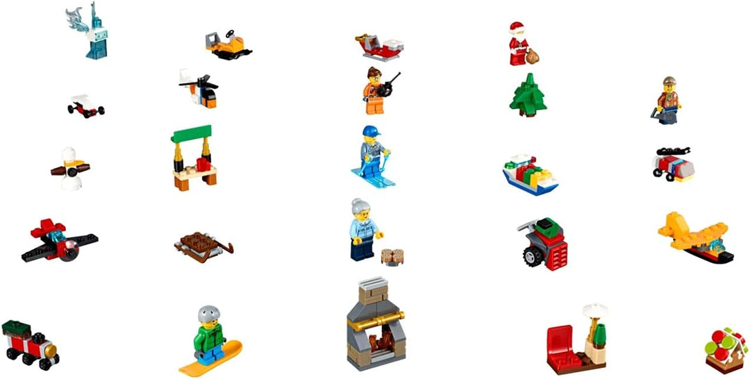 LEGO City 60155 - "Adventskalender Konstruktionsspiel, bunt