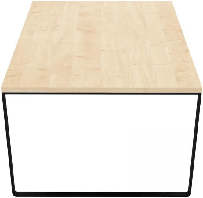 AKKE Couchtisch Wohnzimmertisch Beistelltisch Mit Metallbeinen Laminierte Platte Höhe 55cm Tisch Für