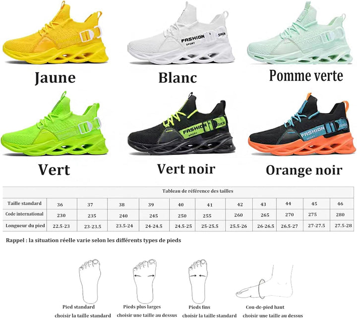 Laufschuhe Herren Damen Sportschuhe Atmungsaktiv Leichte Turnschuhe Strassenlaufschuhe Outdoor Schuh