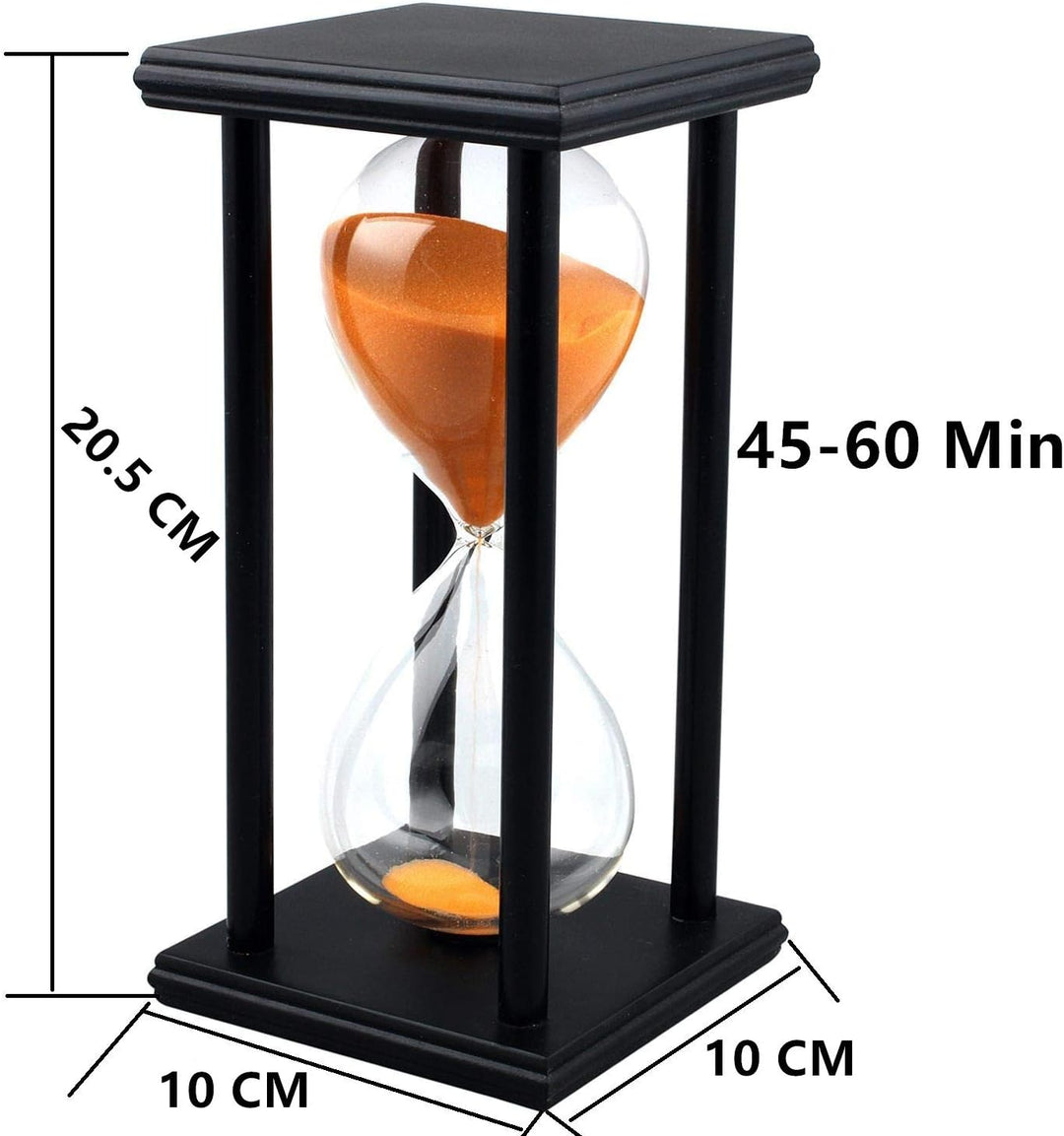 Sanduhr 45 Minuten Timer Sanduhr für Ornament Restaurant Wohnzimmer Zuhause Wandschrank Büro Schreib