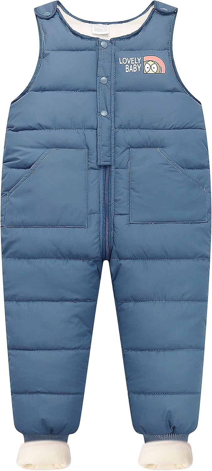 SEAUR Baby Winterhose Dick Daunenhose Leicht Schneehose Kleinkind Winddicht Warm Skihose Outdoorhose