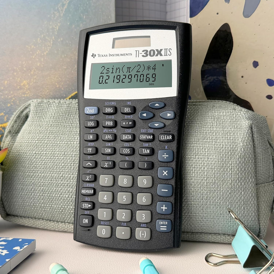 Texas Instruments TI-30X IIS Pocket Scientific Black Calculator - Taschenrechner (Pocket, Scientific
