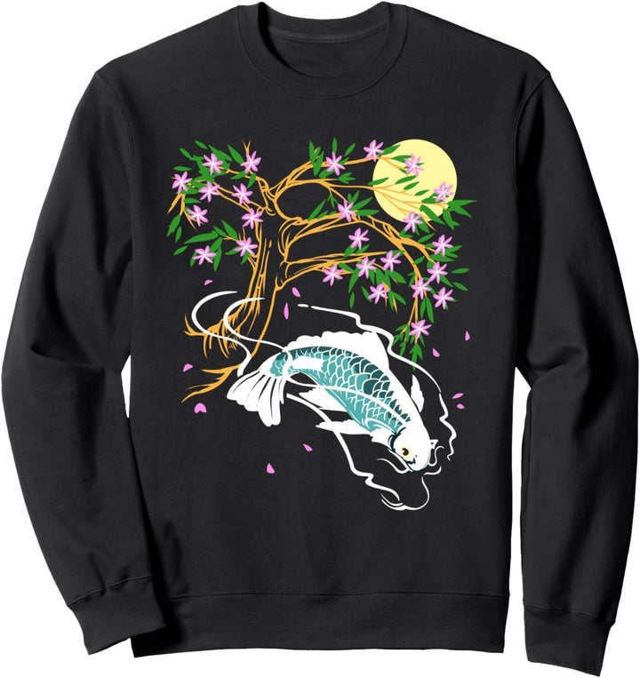 Vintage Japanische Koi Fisch Geschenk Chinesische Koi Sweatshirt