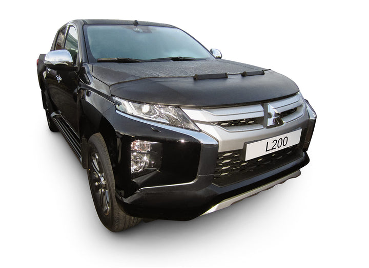 Auto-Bra AB3-00649 kompatibel mit Mitsubishi L200 Triton Pajero Sport Bj. 2019 Haubenbra Steinschlag