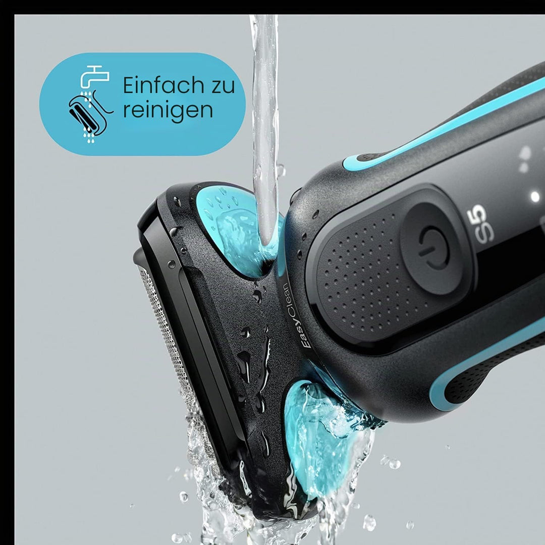 Braun Series 5cs Rasierer Herren, Elektrorasierer mit 3 flexiblen Klingen, Barttrimmer, Ladestand, 5