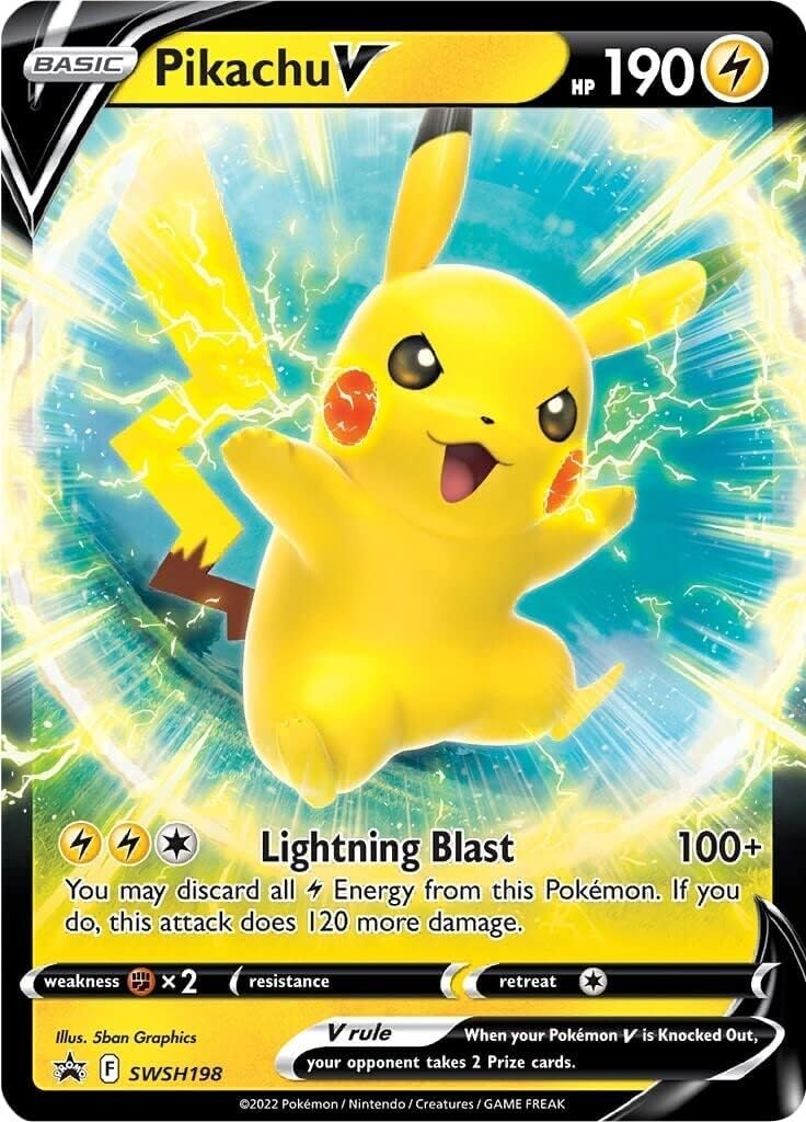 Pokemon 85117 Zubehör, Multicolor Pokemon TCG: Pikachu V Box, Pokemon TCG: Pikachu V Box