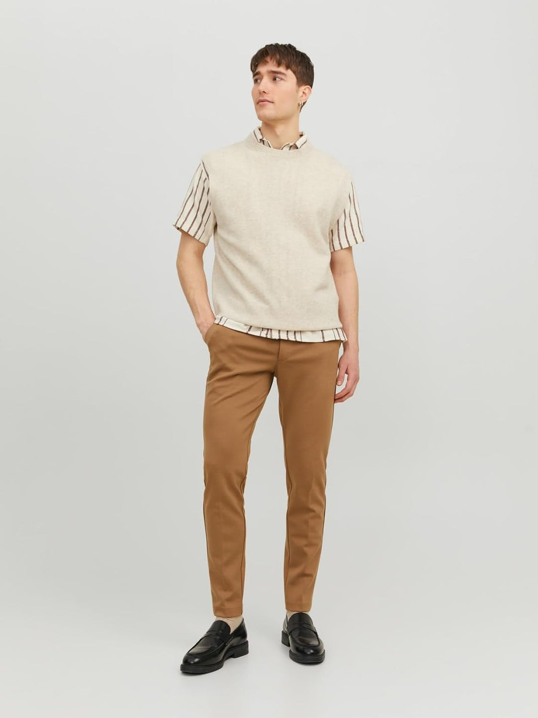 JACK & JONES Herren Jpstmarco Jjphil Nor Noos Chino-Hose 28W / 32L Otter, 28W / 32L Otter