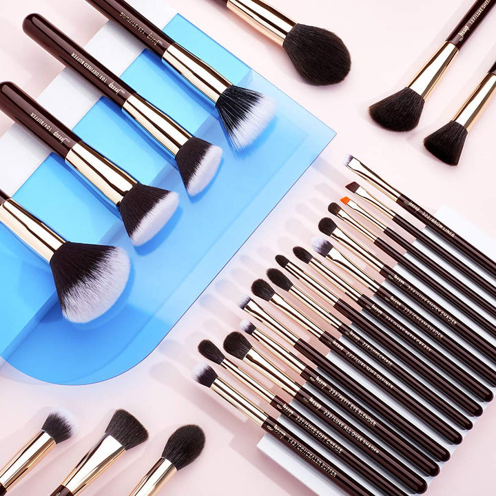 Jessup Pinselset Makeup Make Up Pinsel Set Kosmetikpinsel Schminkpinsel Augenpinsel Gesichtpinsel Pu