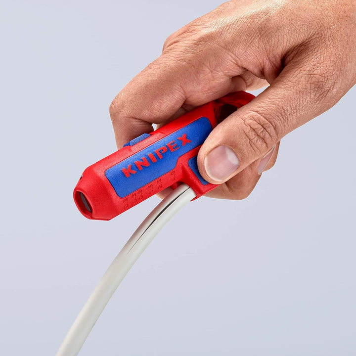 Knipex ErgoStrip® Universal-Abmantelungswerkzeug für Linkshänder 135 mm 16 95 02 SB Links-Händer, Li