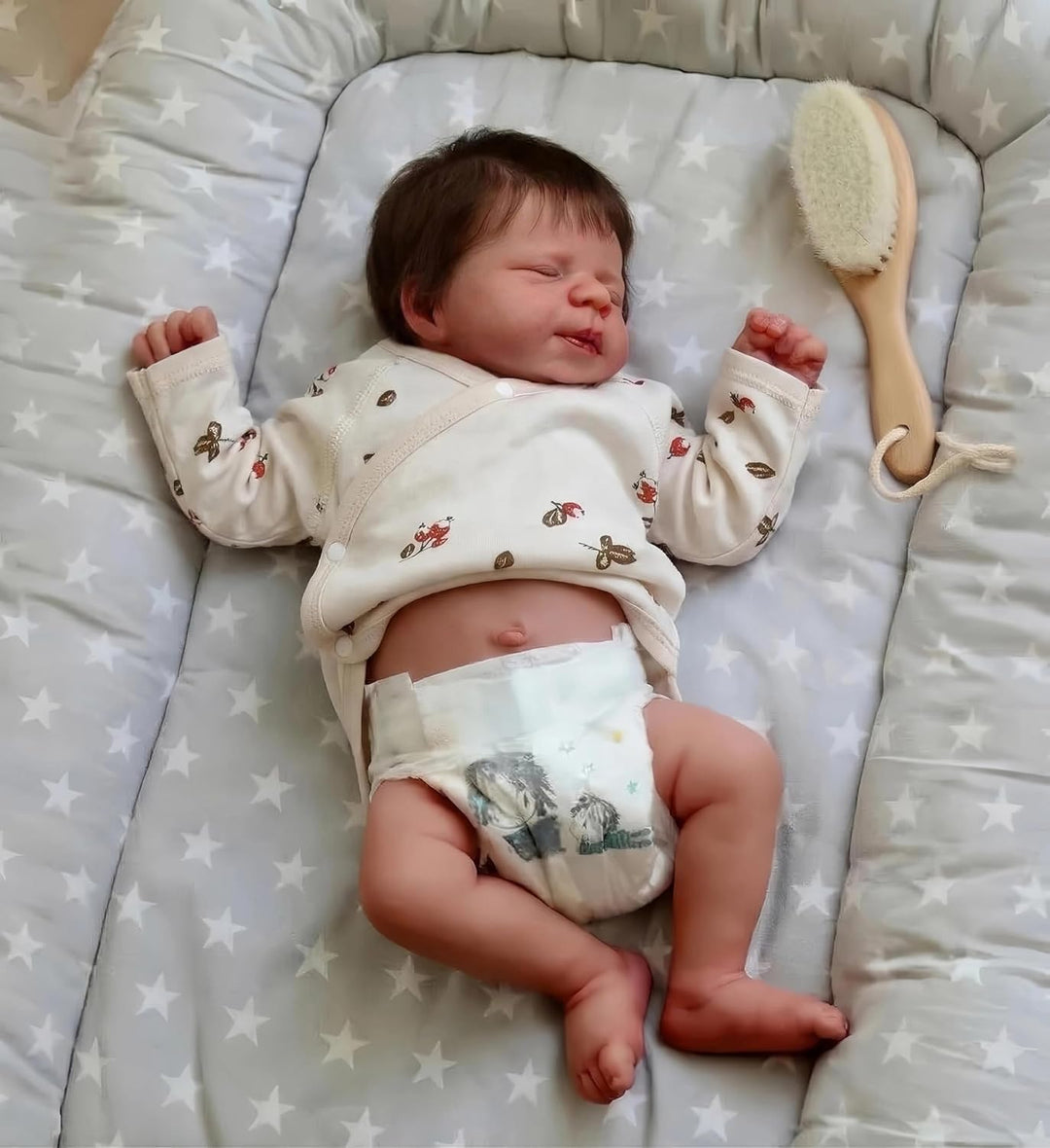Zero pam Reborn Baby Vollsilikon Lebensecht-48CM Silikon Baby Mädchen, Babypuppen Wie Echt, Echte Ba