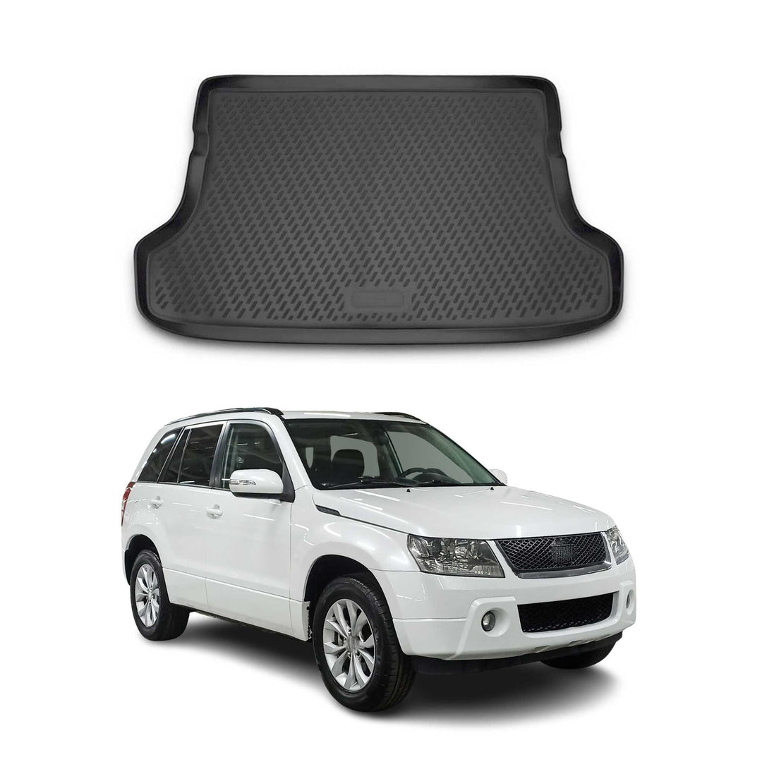 OMAC Kofferraummatte Kofferraumwanne kompatibel mit Suzuki Grand Vitara 2006-2013 Gummi TPE Kofferra