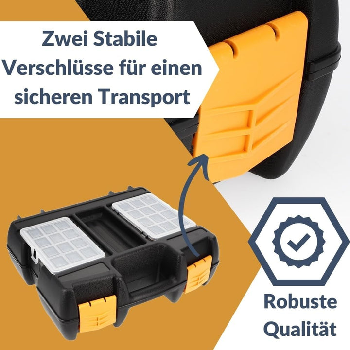 GarPet Universal Maschinenkoffer leer Schaum Stoff Elektro Werkzeug Geräte Koffer Box für Elektrower
