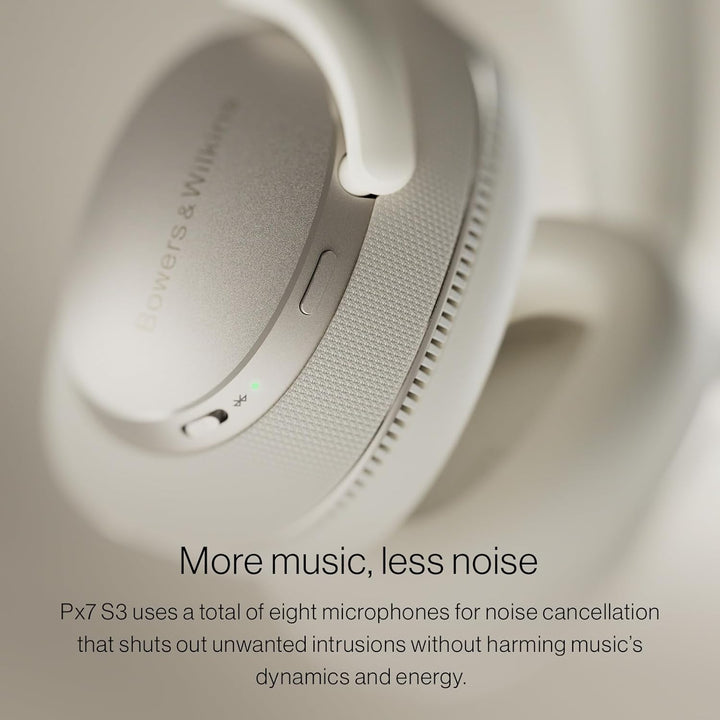 Bowers & Wilkins Px7 S3 Over-Ear-Kopfhörer mit Geräuschunterdrückung, kabellos, aptX™ Lossless, Schn