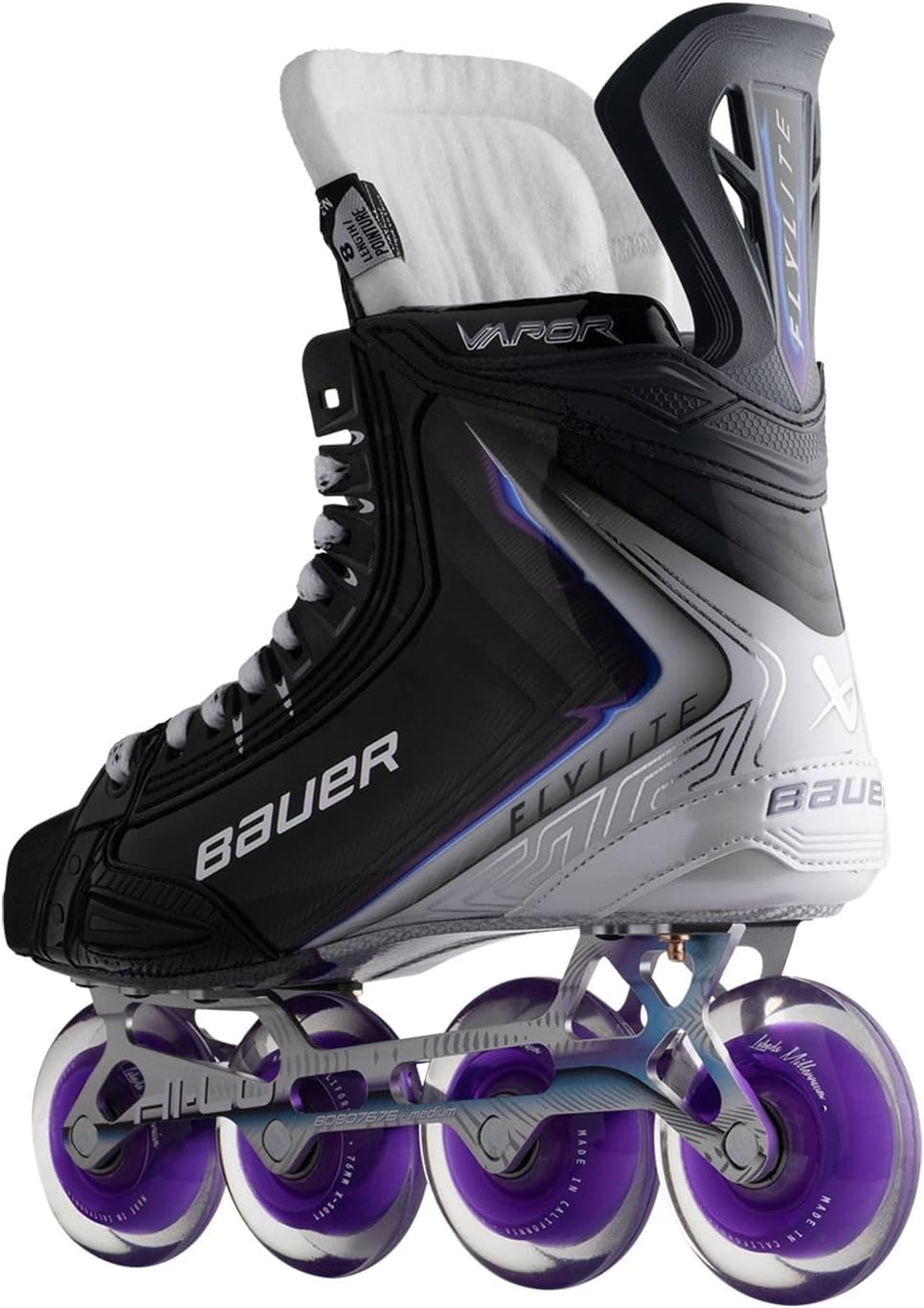 Bauer Vapor FLYLITE Senior Rollhockey Inline Schlittschuhe Fit 2 Schuhweite 9.5 = EU 45, Fit 2 Schuh