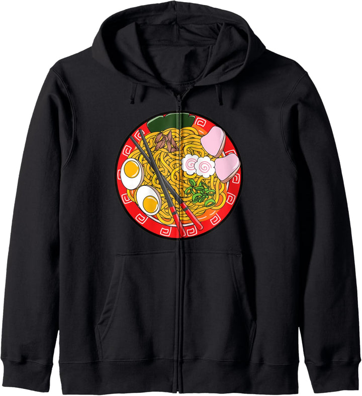Ramen Leben Nudel Japanisch Kawaii Kapuzenjacke
