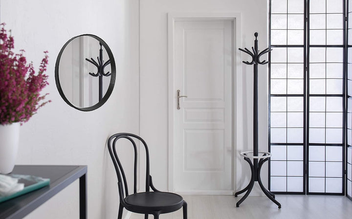BD ART Rund Spiegel,Wanddekorativer Spiegel, Skandinavisches Design, Wandspiegel Design,Tief, 50cm D