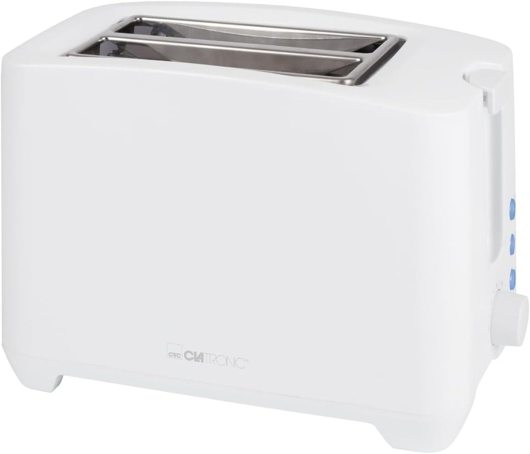 Clatronic® Toaster 2 Toastschlitze | Toaster mit Brötchenaufsatz | Toaster 2 Scheiben mit Liftfunkti