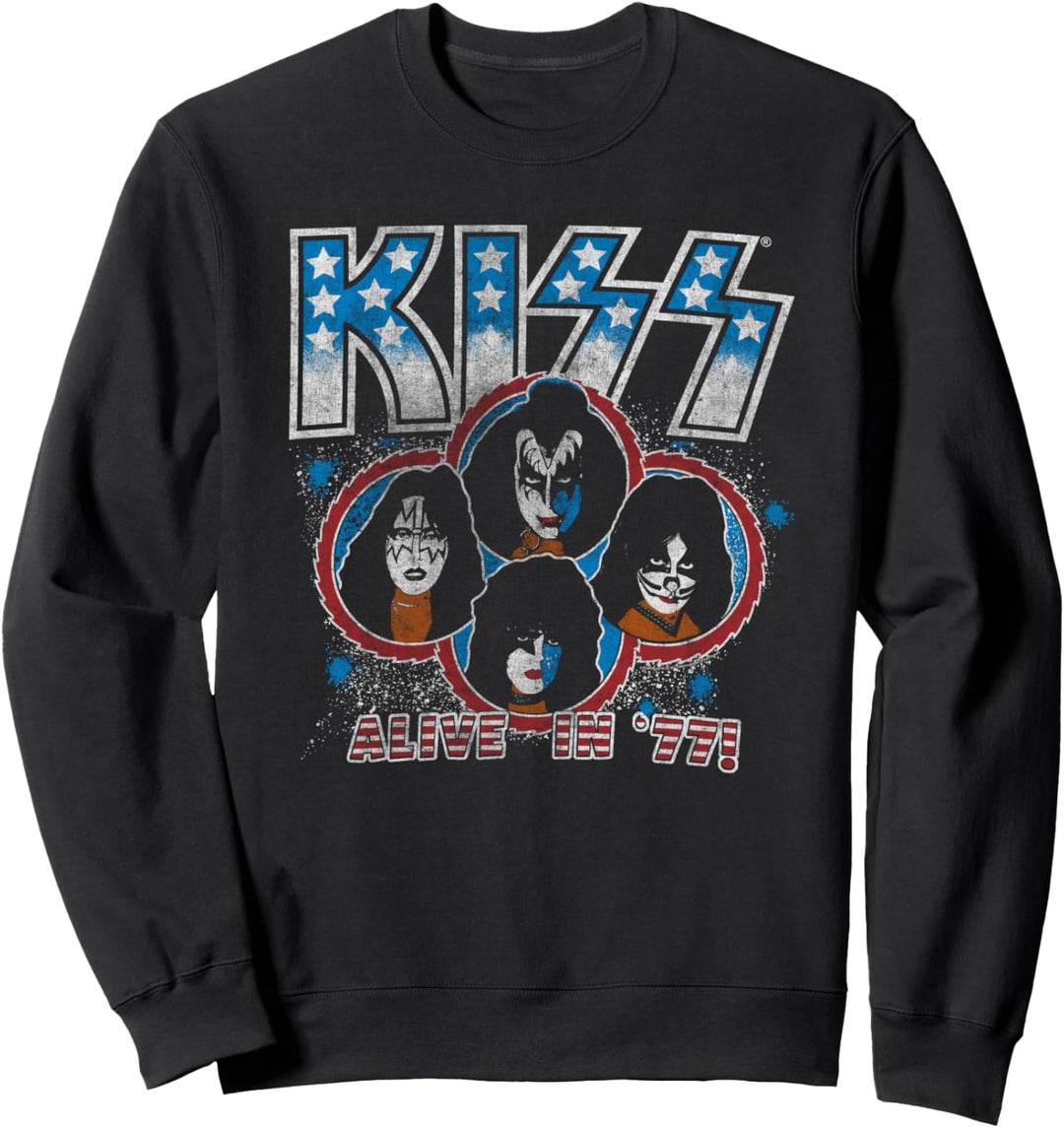 KISS - Lebt in 77 Sweatshirt