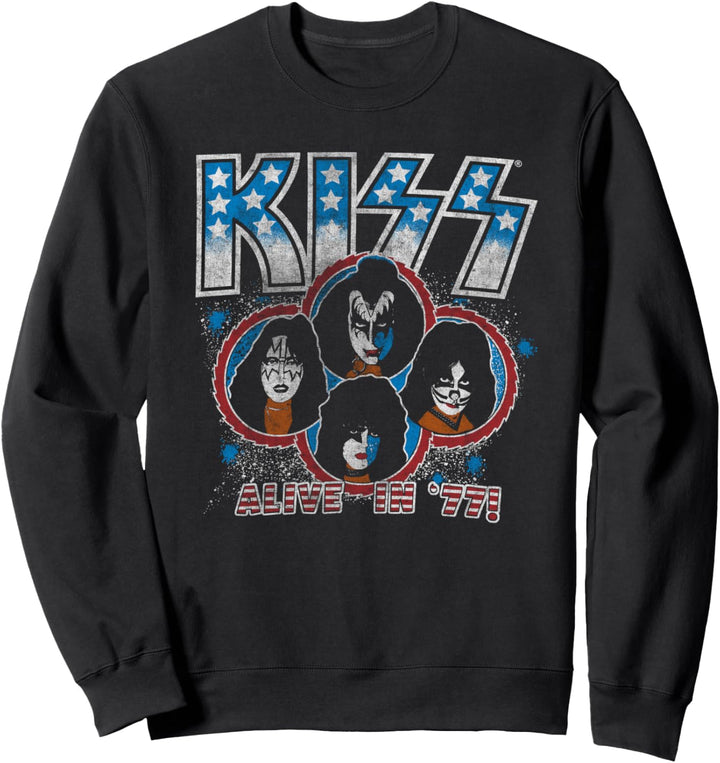 KISS - Lebt in 77 Sweatshirt