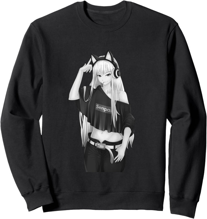 Ecchi Anime Girl Waifu für Otakus Sweatshirt