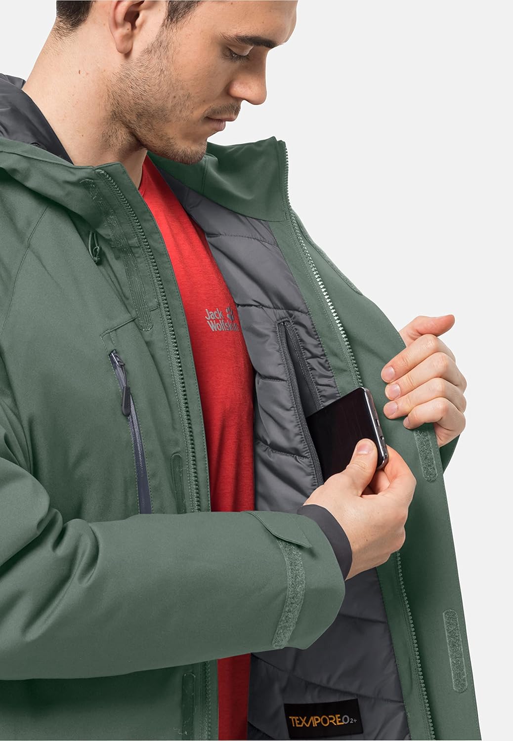 Jack Wolfskin Herren Troposphere Ins Jkt M Jacket Hedge Green S, Hedge Green S