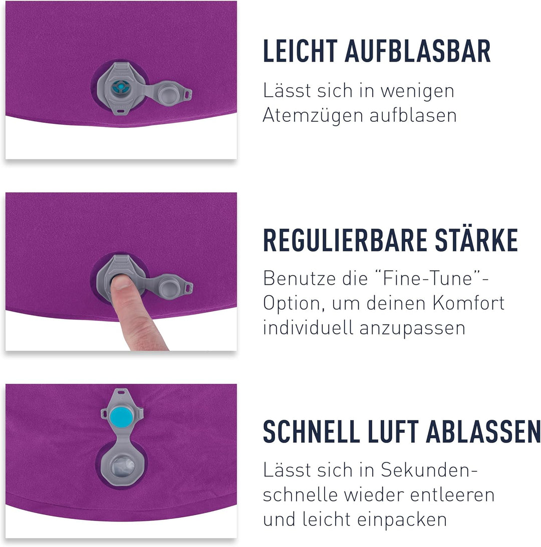 Sea to Summit Aeros Premium Lumbar Support Reisekissen Einheitsgrösse Black, Einheitsgrösse Black