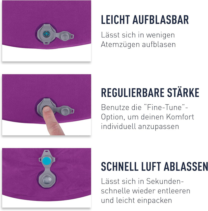 Sea to Summit Aeros Premium Lumbar Support Reisekissen Einheitsgrösse Black, Einheitsgrösse Black