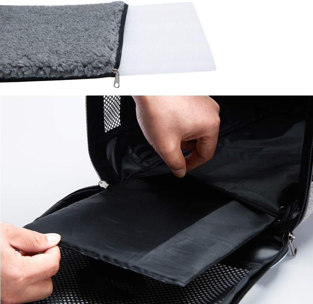 Vceoa 48,3 x 30,5 x 30,5 cm Katze, Hundetrage für Haustiere bis zu 10 kg, weiche Katzentasche, Tier-