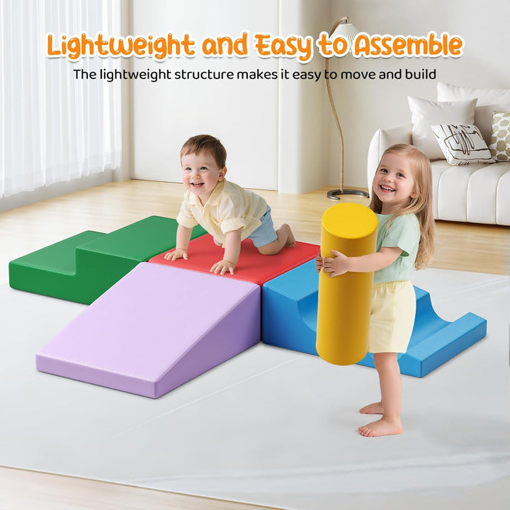 Schaumstoff Bausteine Kinder,Soft Play Softbausteine Klettern Riesenbausteine Motorik Grossbausteine