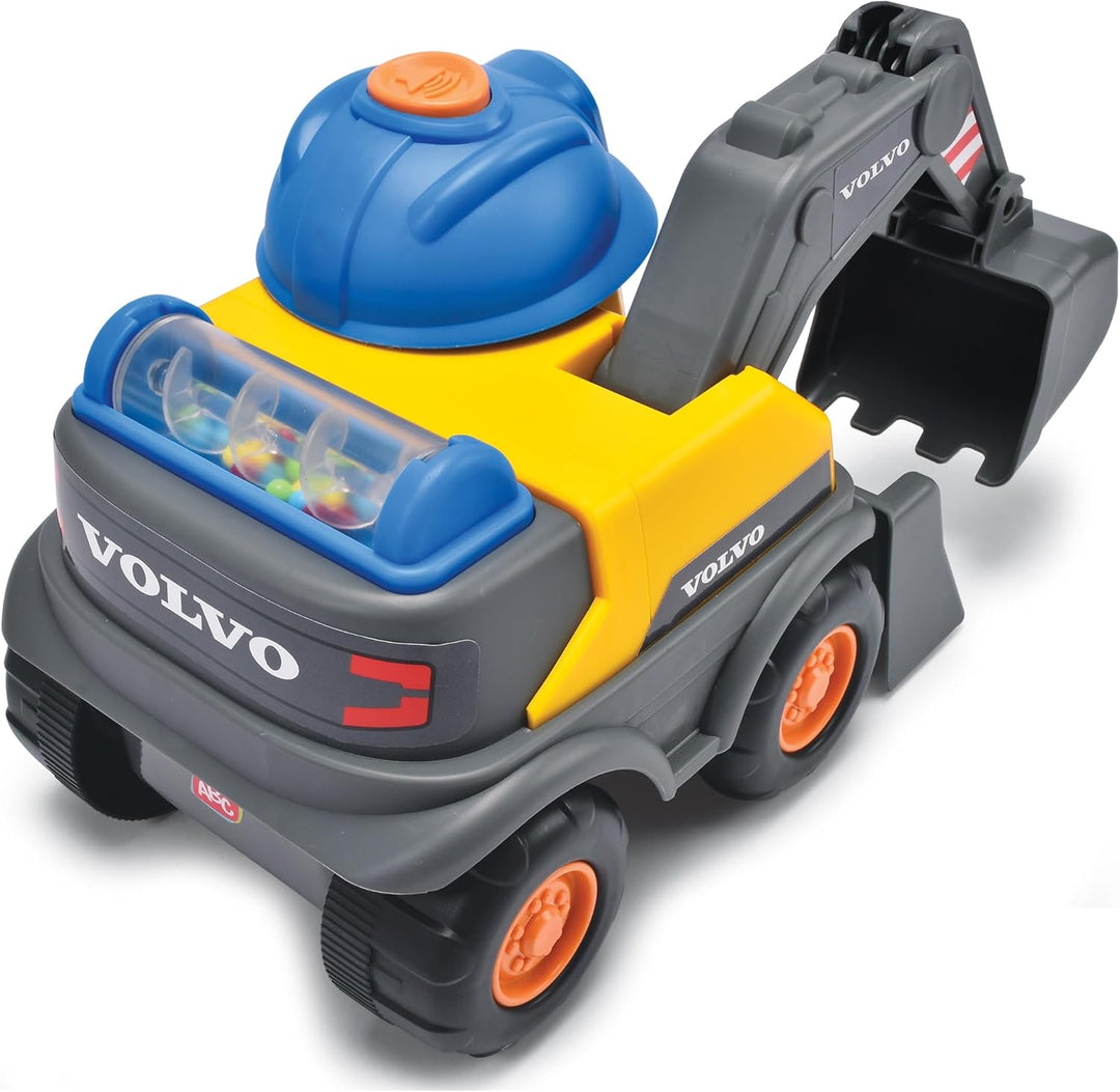Dickie Toys ABC - Bagger-Fahrzeug Danny Digger (25 cm) für Kinder ab 2 Jahre - motorisiertes Volvo B