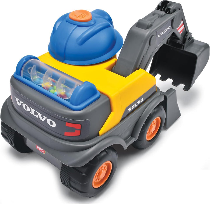 Dickie Toys ABC - Bagger-Fahrzeug Danny Digger (25 cm) für Kinder ab 2 Jahre - motorisiertes Volvo B