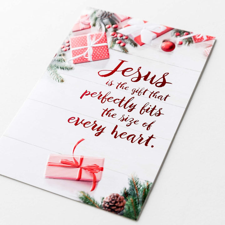 DaySpring KJV Weihnachtskarten mit Aufschrift "Jesus is the Gift", 50 Stück