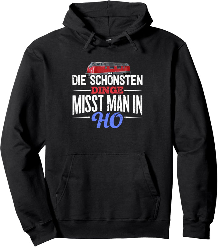 Schönsten Dinge Lokomotive Spur Zubehör Modelleisenbahn H0 Pullover Hoodie